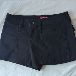 UNIONBAY Black High Waist Women's Shorts